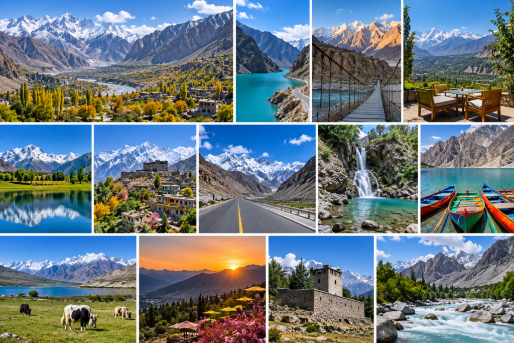 Hunza and Skardu tour destinations in northern Pakistan